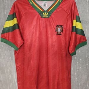Adidas Retro 90's Portugal Soccer Jerse.